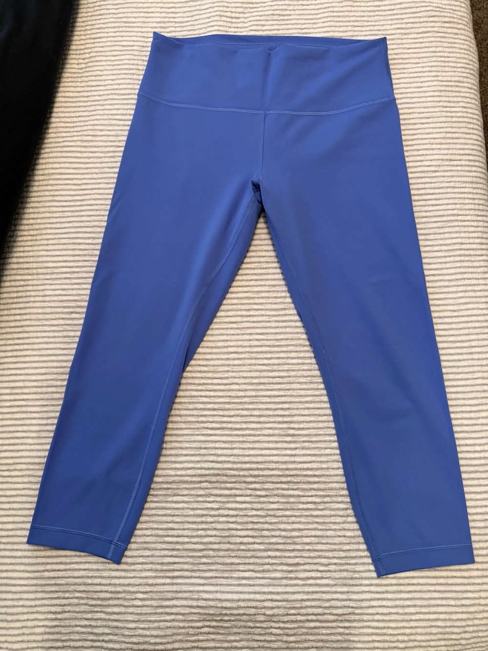 💙LULULEMON Wunder Train High-Rise Crop Leggings 23” Cerulean Blue Size 14 LNWOT💙